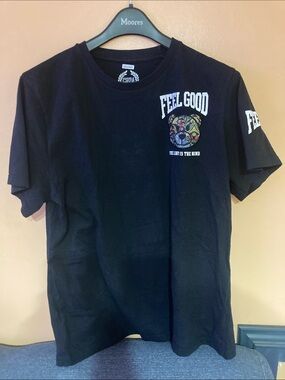 Feel Good Graphic Short Sleeve Tee - Black